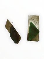 Load image into Gallery viewer, Let Him Kiss Me Green Stone Earrings
